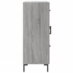 vidaXL Buffet sonoma gris 69 5x34x90 cm bois d'ingénierie