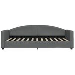 vidaXL Lit de jour avec gigogne et tiroirs sans matelas 90x200 cm