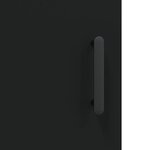 vidaXL Buffet noir 69 5x34x90 cm bois d'ingénierie