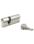THIRARD - Cylindre de serrure double entrée HG5  anti-arrachement  30x60mm  nickelé  3 clés