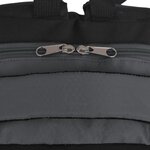 vidaXL Sac à dos d'école 40 L noir et gris