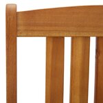 vidaXL Chaises de jardin lot de 6 Bois d'acacia massif