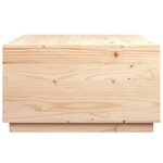vidaXL Table basse 80x80x45 cm Bois massif de pin