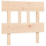 vidaXL Cadre de lit sans matelas bois de pin massif