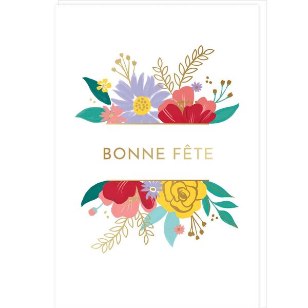 Carte Fête Des Mères À Fleurs Colorées - Draeger paris