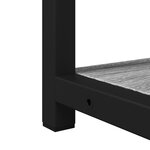 vidaXL Armoire à miroir de salle de bain sonoma gris bois d’ingénierie