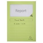 Paquet De 100 Chemises À Fenêtre Super 160g/m2 - 22x31cm - Vert Clair - Exacompta