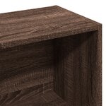 vidaXL Bibliothèque chêne marron 57x28 5x141 cm bois d'ingénierie