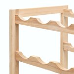 vidaXL Casier à bouteilles Bois de cèdre 57 5 x 28 x 102 cm