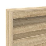 vidaXL Lit bibliothèque chêne Sonoma 75x190 cm en bois d'ingénierie