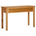 vidaXL Coiffeuse 110x40x75 cm Bois de chêne massif