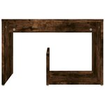 vidaXL Table d'appoint Chêne fumé 59x36x38 cm Bois d'ingénierie
