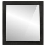 vidaXL Miroir de salle de bain 55x1x60cm verre et bois massif manguier