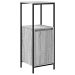 vidaXL Ensemble de meubles de salle de bain 5 pièces en bois d'ingénierie gris sonoma