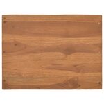 vidaXL Armoire de rangement 40x30x76 cm Bois de teck massif