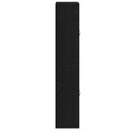 Armoires vidaXL 2 Pièces Chêne Noir 69 5x34x180 cm Bois d'ingénierie