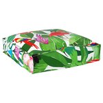 vidaXL Coussins de palette pour siège 2 Pièces Jungle tropicale 40x40x8 cm Tissu Oxford