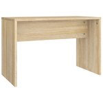 vidaXL Ensemble de coiffeuse Chêne Sonoma 74 5x40x141 cm