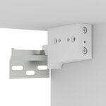 vidaXL Meuble TV suspendu Blanc 100x30x26 5 cm Aggloméré