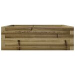 vidaXL Jardinière 70x70x23 cm bois de pin imprégné