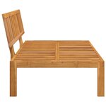vidaXL Canapé central palette de jardin bois massif d'acacia