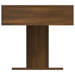 vidaXL Table basse Chêne marron 96x50x45 cm Bois d'ingénierie