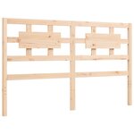 vidaXL Cadre de lit sans matelas bois de pin massif