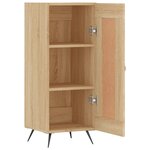 vidaXL Buffet Chêne sonoma 34 5x34x90 cm Bois d'ingénierie
