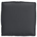 vidaXL Coussins de palette pour sièges 2 Pièces noir 40x40x8 cm polyester