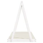 vidaXL Cadre de lit pour enfants blanc 90x200 cm bois de pin massif