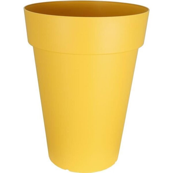 Bac à fleurs Soleilla haut 66 cm - Jaune