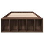 vidaXL Cadre de lit sans matelas chêne marron 90x200 cm