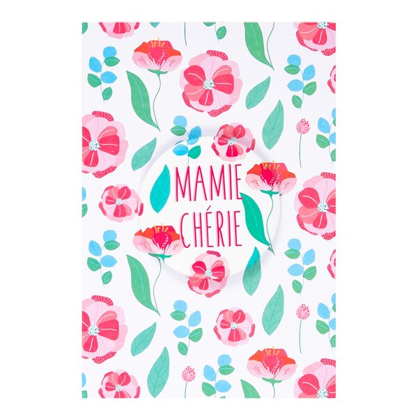 Carte Fête Des Grands-mères Avec Son Magnet Mamie Chérie - Enveloppe Incluse - Draeger paris