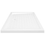 vidaXL Receveur de douche avec picots Blanc 70x100x4 cm ABS