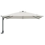 vidaXL Parasol de Patio Sable Polyester  Aluminium Grand Pliable