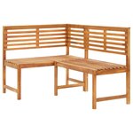 vidaXL Ensemble de bistro 4 Pièces Bois d'acacia solide