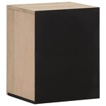 vidaXL Armoire de salle de bain murale 38x33x48cm bois massif manguier