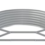 vidaXL Lit surélevé de jardin Acier enduit de poudre Anthracite