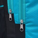 vidaXL Sac à dos d'école 40 L noir et bleu
