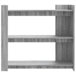 vidaXL Table console sonoma gris 100x35x90 cm bois d'ingénierie