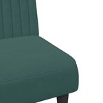 vidaXL Ensemble de canapés 2 Pièces vert foncé velours