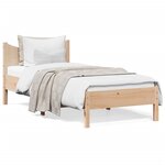 vidaXL Cadre de lit sans matelas 90x190 cm bois de pin massif