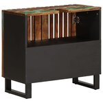 vidaXL Armoire lavabo de salle de bain 62x34x58cm bois massif d'acacia