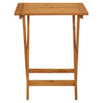 vidaXL Ensemble de bistro 3 Pièces anthracite tissu et bois massif
