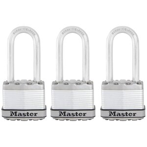 Master lock cadenas excell 3 pcs acier 45 mm m1eurtrilh