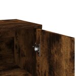 vidaXL Buffets 3 Pièces chêne fumé 60x31x84 cm bois d'ingénierie