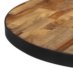 vidaXL Table de bistro ronde Ø55x76 cm teck de récupération massif