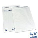 Lot de 10 enveloppes à bulles pro+ blanches k/10 format 340x470 mm