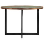 vidaXL Table à manger 110x75 cm Bois massif de récupération