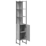 vidaXL Armoire de salle de bain sonoma gris bois d'ingénierie